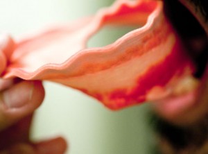 Mobius Bacon Strip Cooked Up Through Magic of 3D Printing by Amanda Kooser