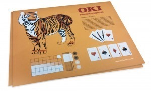 C941dn Print Sample with Spot White