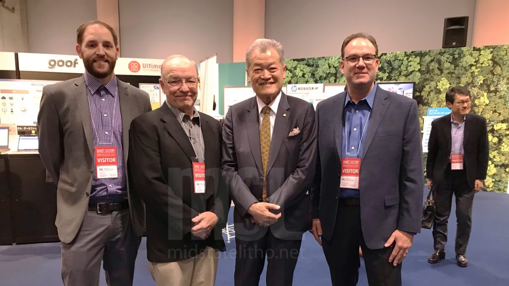 Left to Right ( November 2019): Steven Barrett (MSL), Doug Barrett (MSL), Eijiro Hori (Horizon), & Mark Culley (MSL) 