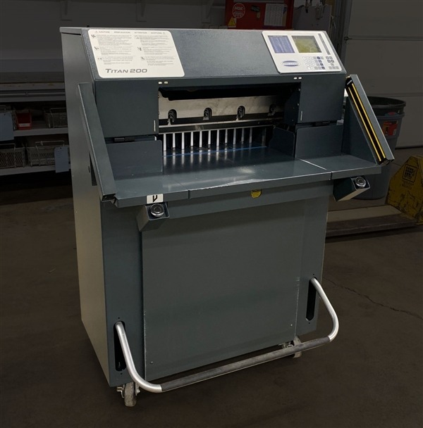 Used Titan 200 Paper Cutter