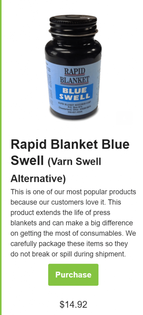 Rapid Blanket Blue Swell Product Listing