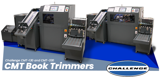 Challenge Machinery CMT Series of Book Trimmers Delight