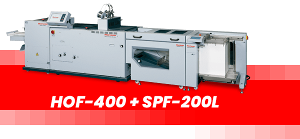 HOF-400 with SPF-200L Bookletmaker