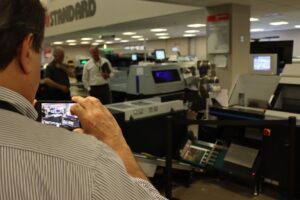 Taking a photo at Finishing 360