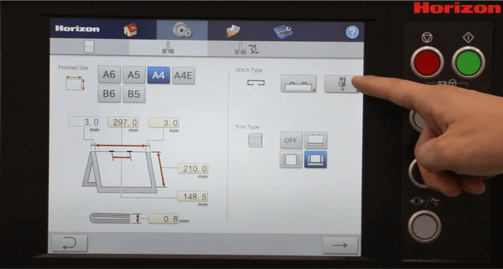 Stitchliner Mark IV Control Interface