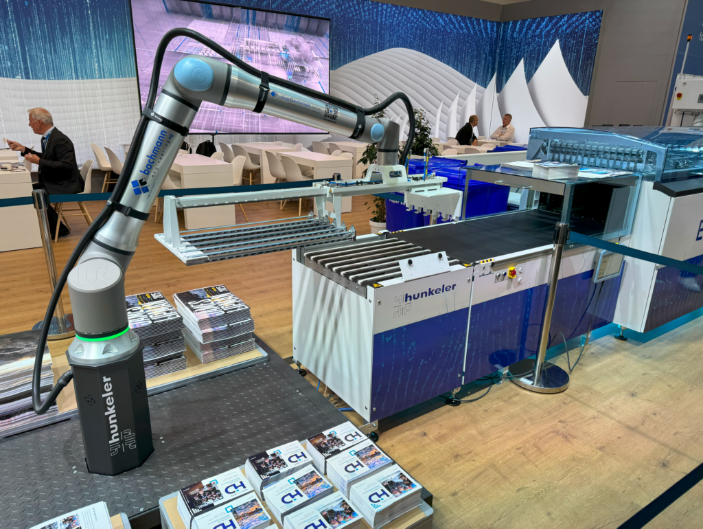 automated hunkeler robot at DRUPA 2024