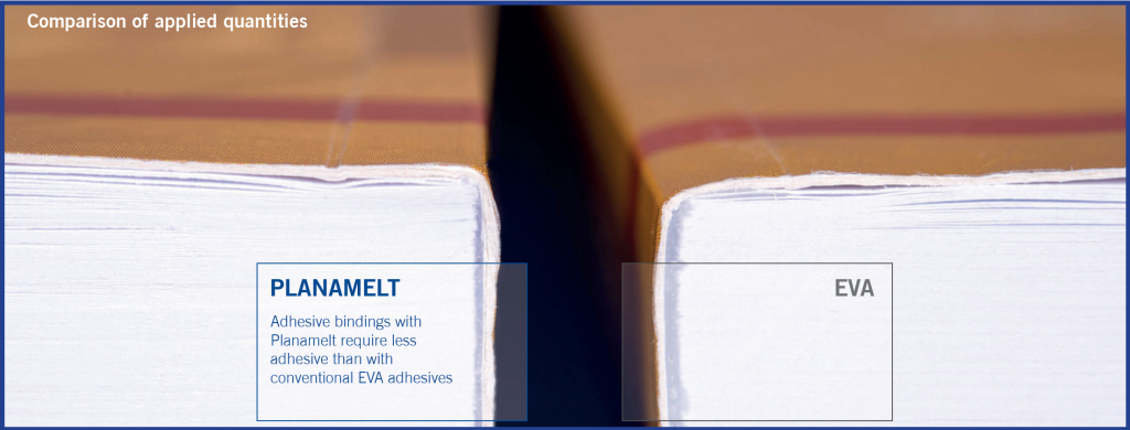 Planamelt vs EVA comparison of applied quantities